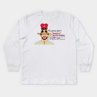 Andrea - Bad Bunny Kids Long Sleeve T-Shirt